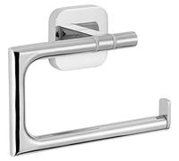 tesa Double panier de douche Aluxx – aluminium chromé brillant, adhésif sans perçage, 260×180×107mm