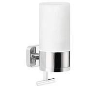 tesa Distributeur de savon 40440-00000-00 – verre dépoli et chrome – 230 ml