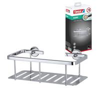 tesa Tablette de salle de bain ALUXX 40202-00000-00 – fixation par colle – Chrome brillant