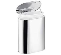 tesa Aluxx Petit panier de douche, finition brillante aluminium chromé, adhésif, technologie sans percer, 50mm x 220mm x 102mm