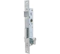 Tesa Assa Abloy 421028AI Serrure monopoint sans cylindre à pêne coulissant pour profils métalliques, acier inoxydable, entrée 20 mm 2210