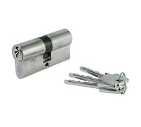 Tesa Assa Abloy 52003030N: Cylindre européen TE5, 30 x 30 mm, Finition nickelée, Compatible serrures à Profil européen, Usage résidentiel et Commercial, Montage Facile