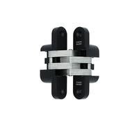Tesa Assa Abloy BISOC117NE Jeu de charnières cachées noires avec connecteurs en acier inoxydable