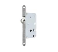 Tesa Assa Abloy CEPRIVCORIS Serrure pour porte coulissante inoxydable ronde