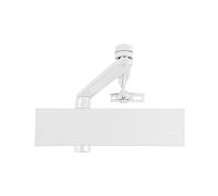 Tesa Assa Abloy CT280125BL Ferme-porte bras articulé pour portes blanc avec rétention CT2800