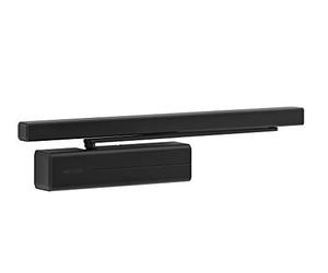 Tesa Assa Abloy DC700-D9005 Ferme-porte avec guide coulissant pour porte, noir, DC700