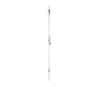 TESA ASSA ABLOY Serrure multipoints 2230L pour profils métalliques, entraxe 21 mm, acier inoxydable, 3 points de verrouillage frontaux, pour portes métalliques et en aluminium