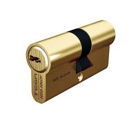 Tesa Assa Abloy T6553040L: Cylindre européen T60, 30 x 40 mm, finition laiton, compatible serrures à profil européen, usage résidentiel et commercial, montage facile