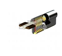 Tesa Assa Abloy TK153050N: Cylindre européen TK100, 30 x 50 mm, Finition nickelée, Compatible serrures à Profil européen, Usage résidentiel et Commercial, Montage Facile