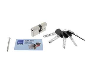 Tesa Assa Abloy TX853060N: Cylindre européen TX80, 85 x 30 mm, compatible serrures à profil européen, usage résidentiel et commercial, montage facile