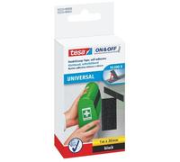 tesa Bande auto-agrippante adhésive 1 m x 20 mm Noir