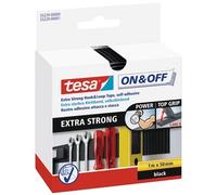TESA - Bande ON&OFF auto agrippante velcro extra forte 1mx50mm