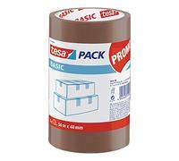 tesa BASIC Ruban adhésif PP, marron (tour de 3u x 50:48)