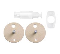 tesa Adaptateur Power.Kit BK43-2 – Kit adhésif, plaque métal Ø34 mm, hauteur 16 mm, boulon 12 mm