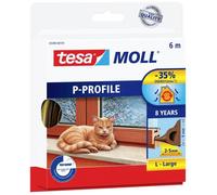 TESA P-Profile 6 m fenêtre Joint en caoutchouc Auto-adhésif Marron