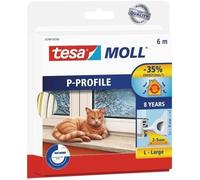 tesa Moll CLASSIC P-Profil calfeutrage caoutchouc, blanc