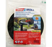 Tesa - Buis isolation Moll Self -Kl 5mx20mm noir | Souffler un 1 pièce