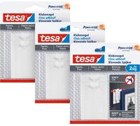 tesa clous adhésifs pour papier peint et crépi 2kg par paquet de 3