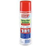 tesa Colle en Spray Extra Forte Professionnelle - Collage Permanent pour Tous Types de Matériaux (Caoutchouc, Tissus, Cuir, etc.) - Sans Silicone - 500 ml