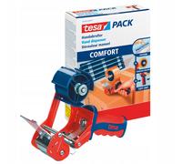 tesa Distributeur de ruban d'emballage 06400-01-02 ajustable avec dispositif de freinage 50 mm 66 m
