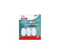 TESA CROCHET MINI POWERSTRIPS OVALE. X3 BLC