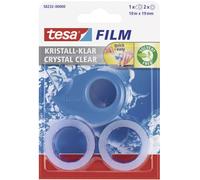 Mini dérouleur tesafilm® tesa 58232-00 + 2 rouleaux d'adhésif bleu, rose, blanc 3 pc(s)