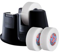 tesa Dérouleur de bureau tesafilm® invisible - Largeur max. 19 mm - 3 rouleaux 33 m x 19 mm