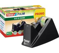 tesa Dérouleur de table Eco & Clear + tesa Film Eco & Clear noir SPARPACK