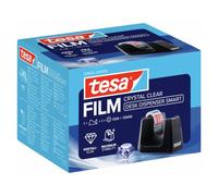 tesa Dévidoir Easy Cut SMART – Dérouleur compact StopPad antidérapant – 1 rouleau 10 m x 15 mm