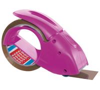 tesa® Distributeur de ruban adhésif Pack 'n Go Rose 171 x 68 x 115 mm