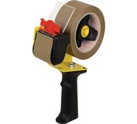 tesa Distributeur de ruban demballage noir, jaune Largeur du rouleau (max.): 50 mm Longueur du rouleau (max.) 66 m