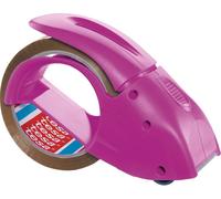 tesa Distributeur de ruban demballage Pack n Go rose Largeur du rouleau (max.): 50 mm Longueur du rouleau (max.) 66 m avec rouleau de film adhésif 50 m x 50 mm