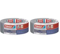 Tesa Duct Tape PRO 74613-00003-00 Bande de réparation gris (L x l) 50 m x 50 mm 1 pc(s) (Lot de 2)