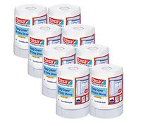 tesa Easy Cover 4373 Lot de 8 films de peintre résistants aux UV Transparent 12 m x 0,55 m