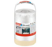tesa Easy Cover ECONOMY Cover Sheet for Painting - 2 in 1 Protection Foil and Ma