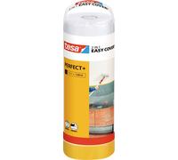 tesa Easy Cover Perfect+ 56574-00000-00 Film de masquage jaune, transparent (L x l) 33 m x 1.40 m 1 set