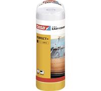 tesa Easy Cover Perfect+ 56575-00000-00 Film de masquage jaune, transparent (L x l) 17 m x 2.60 m 1