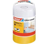 tesa Easy Cover Perfect+ 56593-00000-00 Film de masquage jaune, transparent (L x l) 33 m x 550 mm 1 set