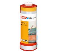 tesa Easy Cover Perfect+ 56571-00000-00 Film de masquage jaune, transparent (L x l) 33 m x 1.40 m G