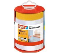 TESA Easycover dérouleur + bache et ruban de masquage 33m x 0.55m