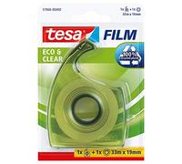 tesa Eco & Clear Ruban adhésif transparent 33m x 19mm + Dévidoir