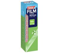 tesa eco & clear ruban adhésif transparent - Bandes Double Face sans Solvant, Résistantes au Vieillissement avec Haute Adhésivité, 10 m x 15 mm - Pack de 10 rouleaux