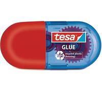 tesa ecoLogo Mini rouleau adhésif jetable permanent 5 mm x 6 m bleu-translucide
