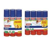 Tesa Lot de 4 tubes ronds de colle écologique 40 g 20g Weiß