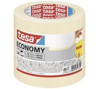 Tesa Porte à Lamelles ALU Extensible - Moustiquaire Porte à Lamelles Protection Insectes avec Fermeture Automatique, Montage Facile Sans Perçage avec Bande Auto-Agrippante, Ajustable pour Portes