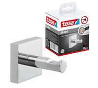 tesa® Ekkro Crochet serviettes, finition brillante métal chromé, adhésif, technologie sans percer
