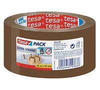tesa Ruban adhésif d'emballage tesapack PVC silencieux 32 microns 50 mm x 66 m Havane