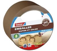 Adhésif PP Tesa EMBALLER rapide et solide marron 66m