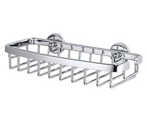 tesa® Esteetic dérouleur papier toilette avec couvercle, adhésif, inoxydable-steel, design exceptionnel, garanti inoxydable, 135mm x 132mm x 48mm