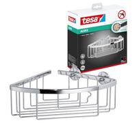 tesa 40200-00000-00 ALUXX Panier de douche d'angle colle chrome (brillant)